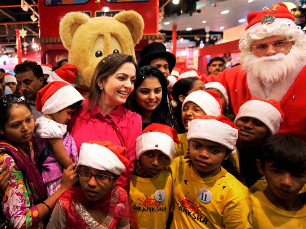 The Ambanis celebrate Christmas in Mumbai