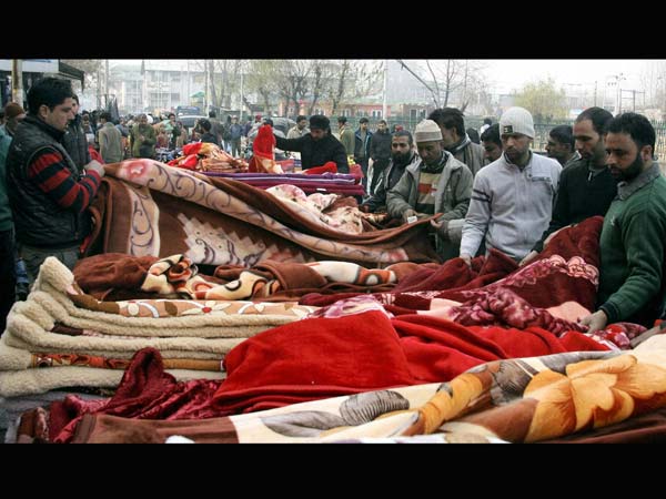 Winter shopping in Srinagar