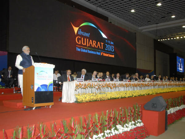 Narendra Modi at Vibrant Gujarat Global Investors Summit