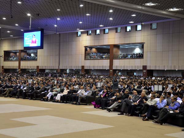 Delegates at Vibrant Gujarat Global Investors Summit