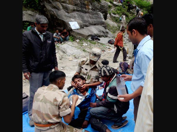 ITBP cares for a pilgrim