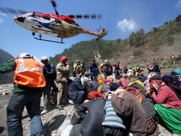 IAF Helicopter during U'khand rescue operation