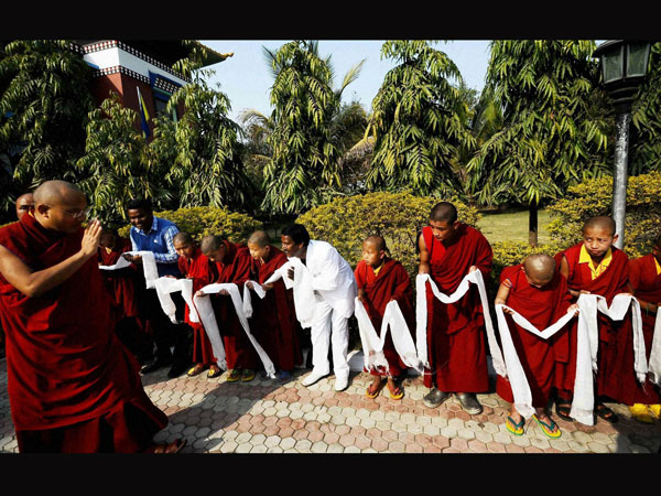 Seventeenth Karmapa at Bodh Gaya