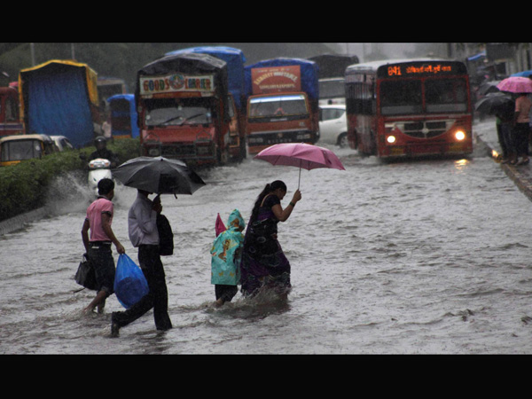Water-logged streets