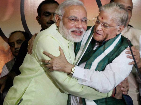 Modi with Murli Manohar Joshi