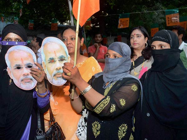 Celebration in UP over Modi's elevation
