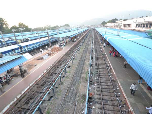 Railway station wear deserted look