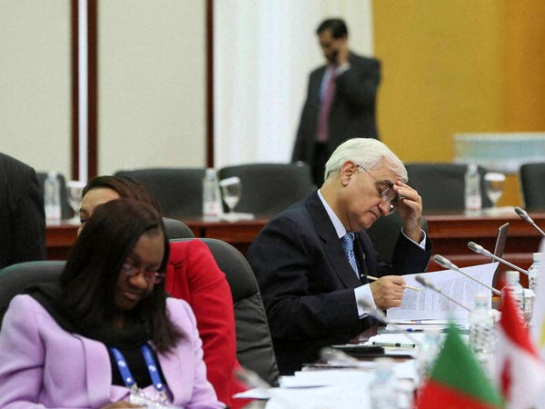 Indian Foreign Minister Salman Khurshid