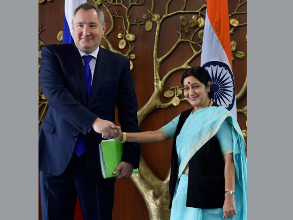 External Affairs Minister Sushma Swaraj meets Deputy Chairman