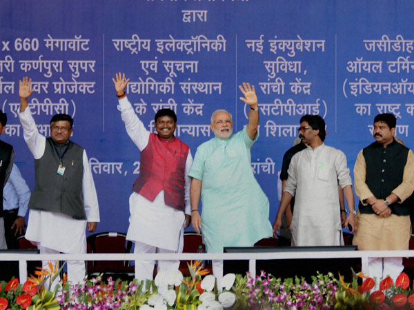 Prime Minister Narendra Modi with Union ministers