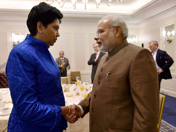PM Modi meets leaders in USA