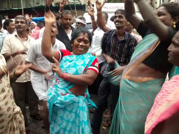 Jayalalitha's supporters celebrate