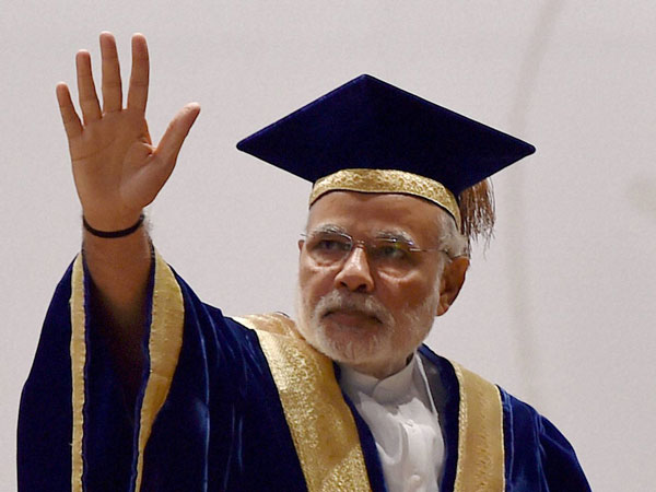 Prime Minister Narendra Modi addresses during the 42nd Convocation