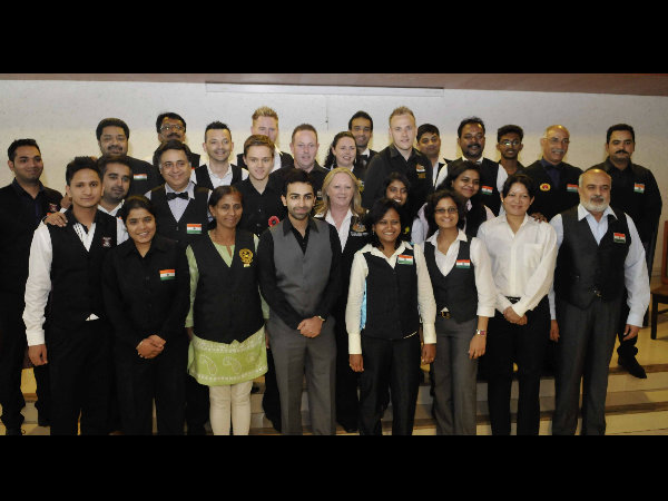 Indian team with foreign players Indian team with foreign players