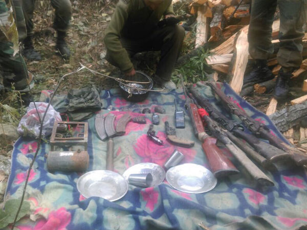 Arms cache recovered in Doda, J&K Arms cache recovered in Doda, J&K
