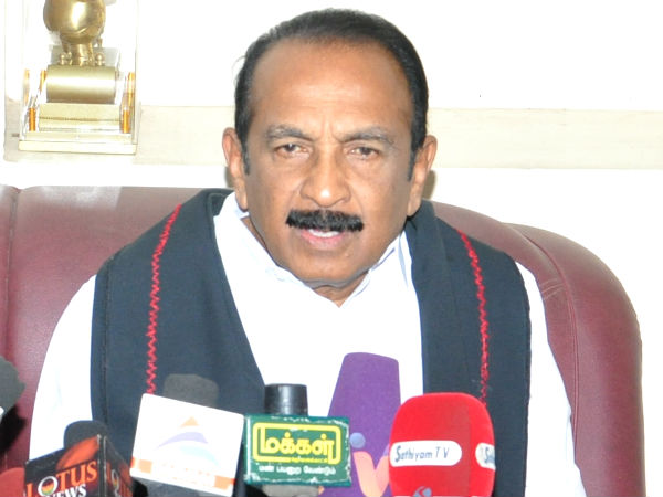 MDMK chief Vaiko MDMK chief Vaiko