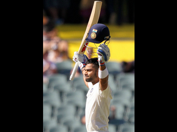 Virat Kohli celebrates his ton Virat Kohli celebrates his ton