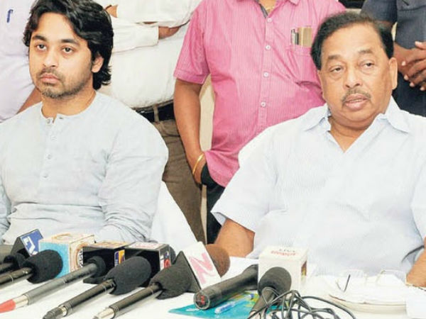 Congress leader Nilesh Rane Congress leader Nilesh Rane