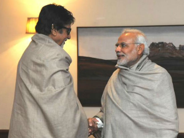 Bollywood megastar Amitabh Bachchan met Prime Minister Narendra Modi in the national capital on Saturday. Bollywood megastar Amitabh Bachchan met Prime Minister Narendra Modi in the national capital on Saturday.