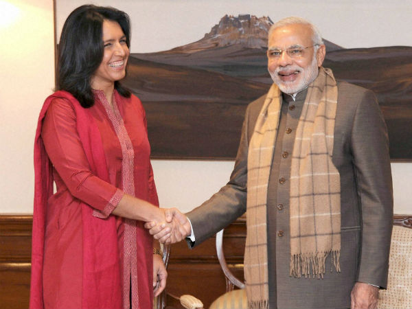 PM Modi's US visit showcased India's potential, says US Congress member Tulsi Gabbard. PM Modi's US visit showcased India's potential, says US Congress member Tulsi Gabbard.