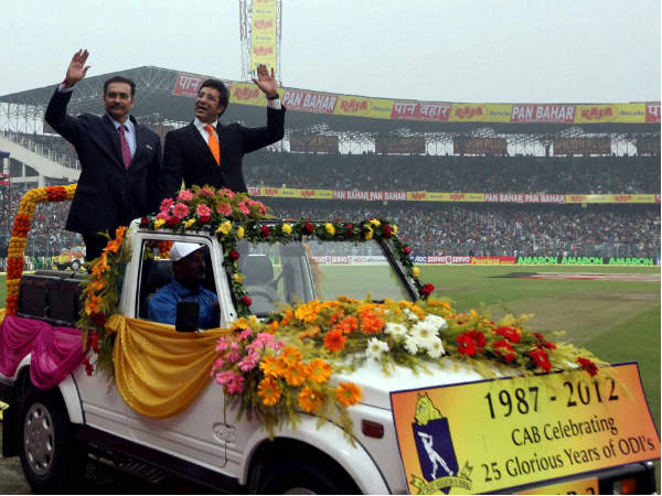 File photo: Ravi Shastri (left) with Wasim Akram File photo: Ravi Shastri (left) with Wasim Akram