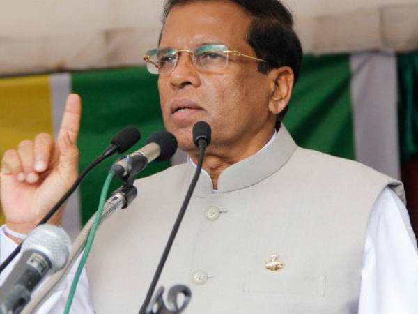 Sri Lankan President Maithripala Sirisena Sri Lankan President Maithripala Sirisena