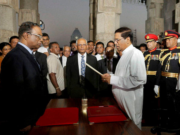 India to host President Sirisena first India to host President Sirisena first