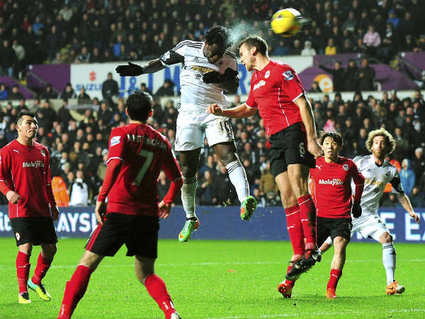File picture of Wilfried Bony (centre) File picture of Wilfried Bony (centre)