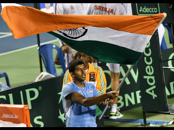 File photo of Rohan Bopanna during a Davis Cup match File photo of Rohan Bopanna during a Davis Cup match