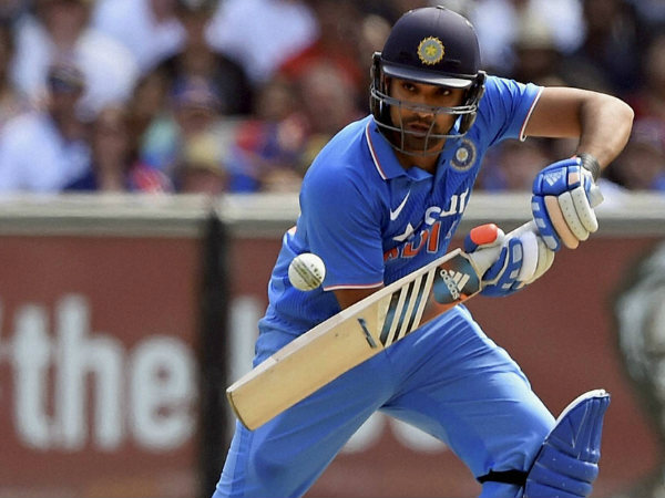 Rohit plays a shot en route to his ton Rohit plays a shot en route to his ton