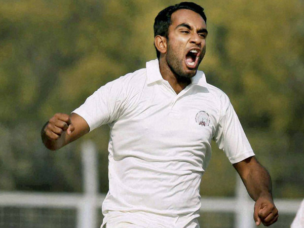 Jayant Yadav took 7/64 on the opening day Jayant Yadav took 7/64 on the opening day
