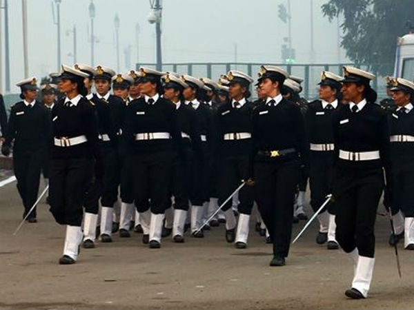 Woman power on display at R-Day. Woman power on display at R-Day.