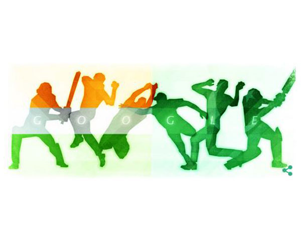 Google puts on India-Pakistan doodle for World Cup match Google puts on India-Pakistan doodle for World Cup match