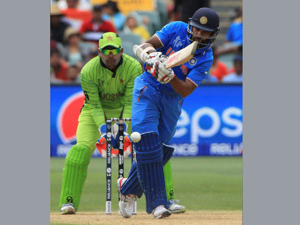 Dhawan on way to his half century Dhawan on way to his half century