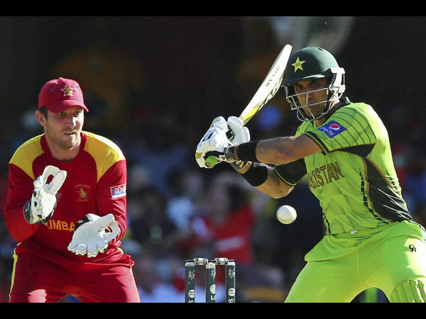 Misbah plays a shot en route to his 73 Misbah plays a shot en route to his 73