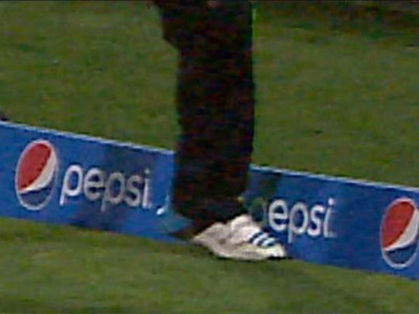 From TV - John Mooney's foot appears to have touched the boundary From TV - John Mooney's foot appears to have touched the boundary