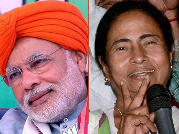 Mamata and Modi Mamata and Modi