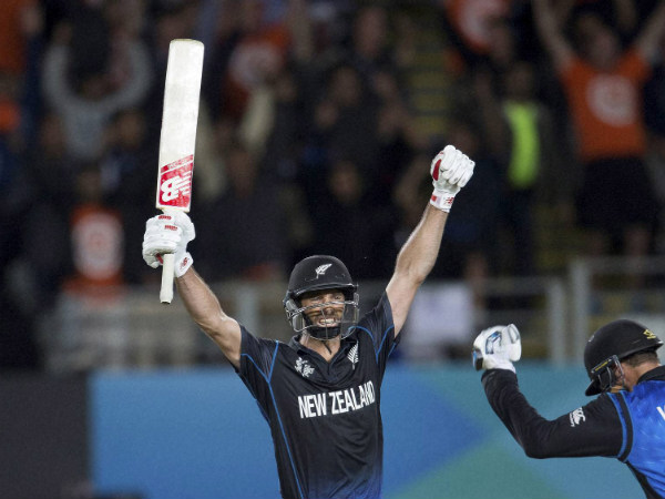 Elliot celebrates after hitting the winning runs in semi-final Elliot celebrates after hitting the winning runs in semi-final