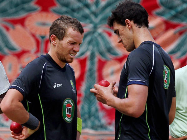File picture of Peter Siddle (left) File picture of Peter Siddle (left)