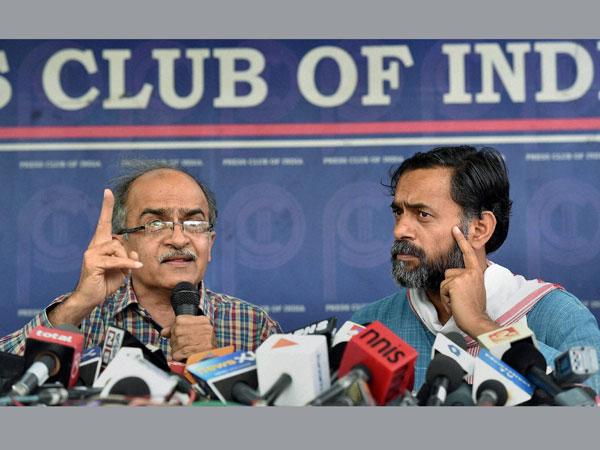 Yadav, Bhushan sacked as spokesperson Yadav, Bhushan sacked as spokesperson