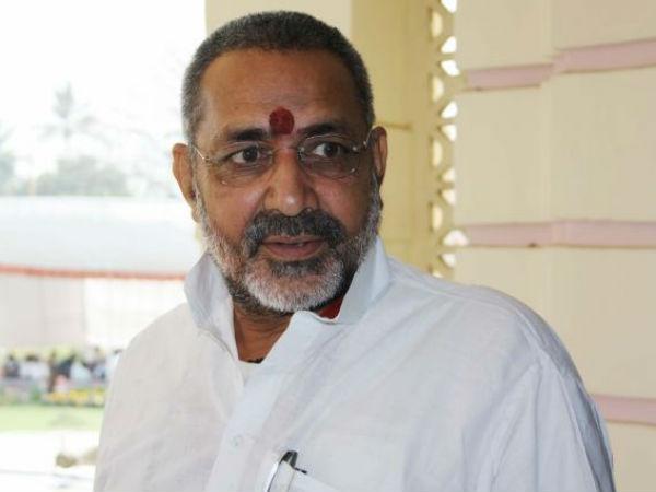 Outrage over Giriraj's racial comment Outrage over Giriraj's racial comment