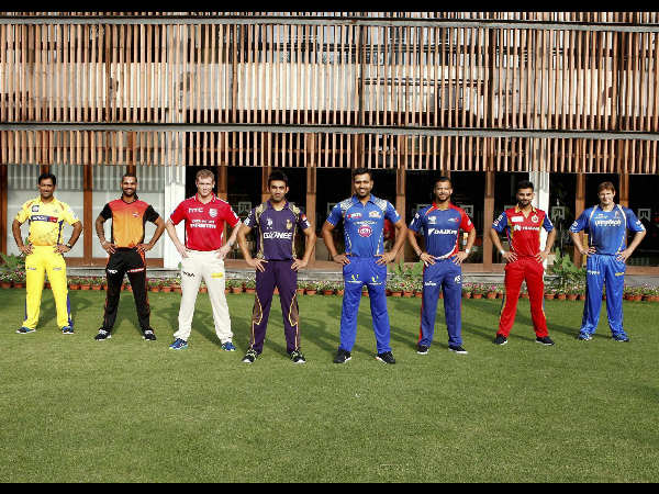 All the 8 captains of IPL 2015 All the 8 captains of IPL 2015