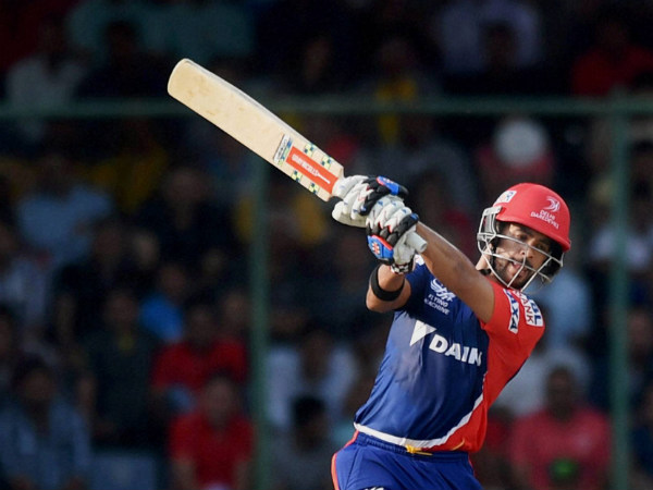 Delhi Daredevils JP Duminy plays a short during IPL 2015 Delhi Daredevils JP Duminy plays a short during IPL 2015