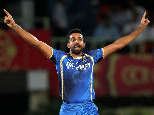 Dhawal Kulkarni of Rajasthan Royals celebrates after getting a wicket during IPL 2015 Dhawal Kulkarni of Rajasthan Royals celebrates after getting a wicket during IPL 2015