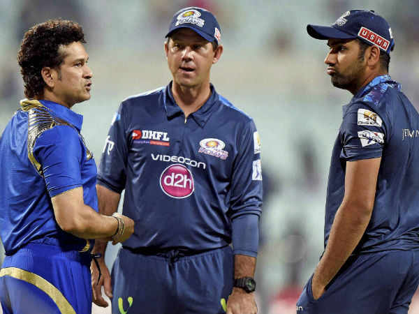 Sachin, Ponting and Rohit during a training session Sachin, Ponting and Rohit during a training session