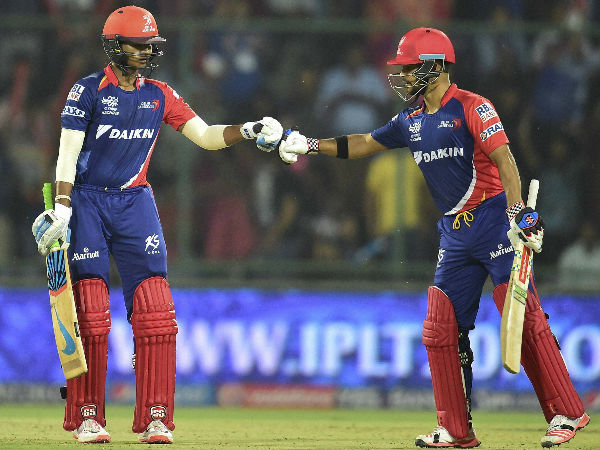 Shreyas (left) and Duminy during their partnership against MI Shreyas (left) and Duminy during their partnership against MI