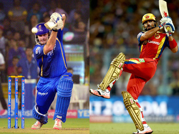 Captains - Watson (left) and Kohli Captains - Watson (left) and Kohli