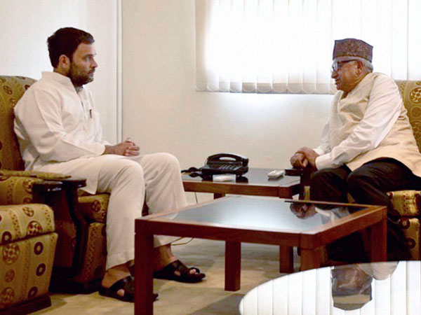 Rahul Gandhi visits Nepal embassy Rahul Gandhi visits Nepal embassy