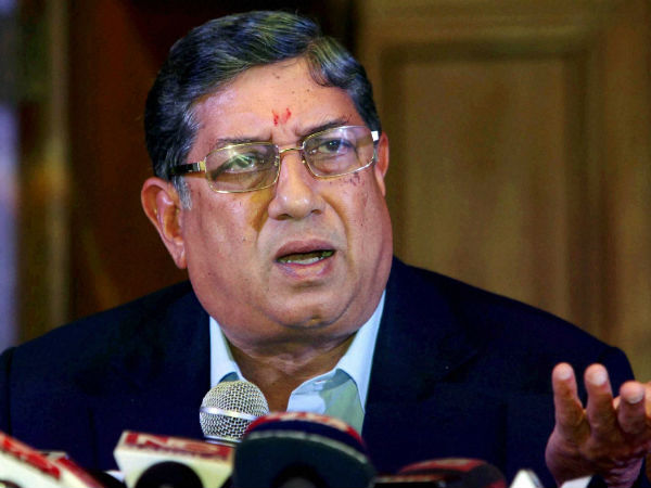 Fresh trouble for N Srinivasan? Anurag Thakur hints at former BCCI chief's ouster from ICC. Fresh trouble for N Srinivasan? Anurag Thakur hints at former BCCI chief's ouster from ICC.