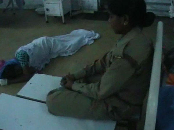 UP cops force patients to sleep on floor UP cops force patients to sleep on floor